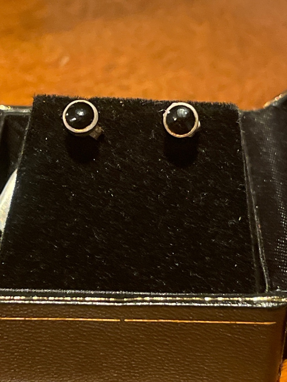 Classic Black Onyx Sterling Stud Earrings - Timeless Women's Jewelry